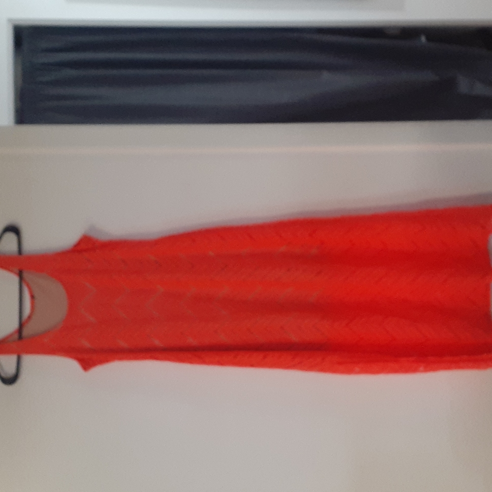 Bright orange Maxi dress